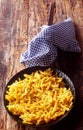 Bowl of traditional Bavarian spaetzle