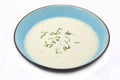 Bowl of Vichyssoise Soup--Isolated