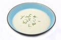 Bowl of Vichyssoise Soup--Isolated Royalty Free Stock Photo