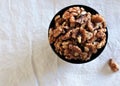 A bowl of walnuts