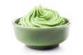 Bowl wasabi paste. Generate Ai Royalty Free Stock Photo