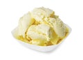 Bowl of Whipped butter blend margarine Royalty Free Stock Photo