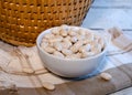 Bowl of White Beans or Cannellini Beans Royalty Free Stock Photo