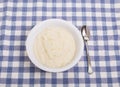 Bowl of White Corn Grits Royalty Free Stock Photo
