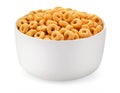 Bowl of whole grain cheerios cerea