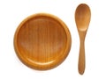 Bowl and wooden spoon