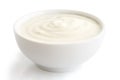 Bowl of yoghurt Royalty Free Stock Photo