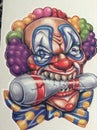 Bowler clown