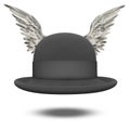 Bowler Hat with Wings