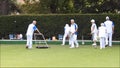 Bowlers playing on green