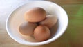 A Bowlful of Nourishment: Close-Up of Fresh Eggs