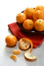 A bowlful of satsuma oranges