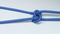 Bowline knot tying