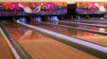 Bowling Alley Royalty Free Stock Photo