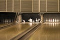 Bowling Alley Royalty Free Stock Photo