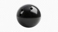 Bowling ball black Royalty Free Stock Photo