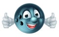 Bowling Ball Cartoon Person