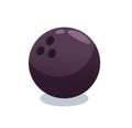 bowling ball strike isolated vector illustration Royalty Free Stock Photo