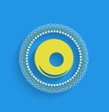 Bowling ball vector icon modern flat icon