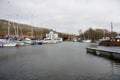 Bowling Basin marina Royalty Free Stock Photo