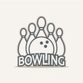 Bowling club logo