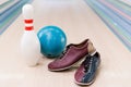 Bowling equipment.