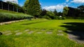 Bowling Green benches on a summer day in England 3