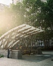 Bowling Green Subway Station, in the Financial District, Manhattan, New York City Royalty Free Stock Photo