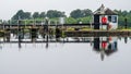 Lock 40 at Bowling Harbour Basin Royalty Free Stock Photo