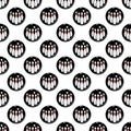 Bowling pattern seamless Royalty Free Stock Photo