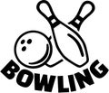 Bowling Set Royalty Free Stock Photo