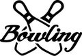 Bowling Set Pins Royalty Free Stock Photo