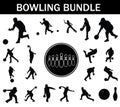 Bowling Silhouette Bundle