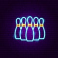 Bowling Skittles Neon Sign