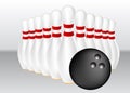 Bowling Vector Illustration