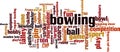 Bowling word cloud