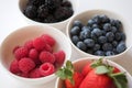 Bowls of berries