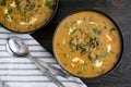 Bowls of Hungarian Mushroom Soup Royalty Free Stock Photo