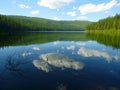 Bowman and Quasar Lakes area Royalty Free Stock Photo