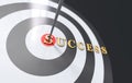 Bows and targets, career goals and the way forward, success Royalty Free Stock Photo
