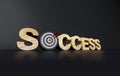 Bows and targets, career goals and the way forward, success Royalty Free Stock Photo