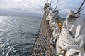 Bowsprit of sail boat Royalty Free Stock Photo