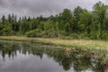 Bowstring Lake is Part of the Leech Lake Native American Reserva Royalty Free Stock Photo