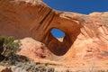 Bowtie Arch rock formation on a sunny day Royalty Free Stock Photo