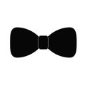 bowtie or bow icon image vector illustration design black and white Royalty Free Stock Photo