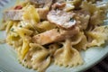 Bowtie Chicken Alfredo