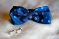 Bowtie and cuff links Royalty Free Stock Photo