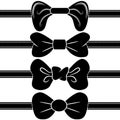Bowtie Set Royalty Free Stock Photo
