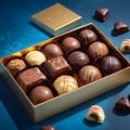 Box of assorted chocolates