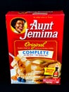 Box of Aunt Jemima Pancake Mix Royalty Free Stock Photo